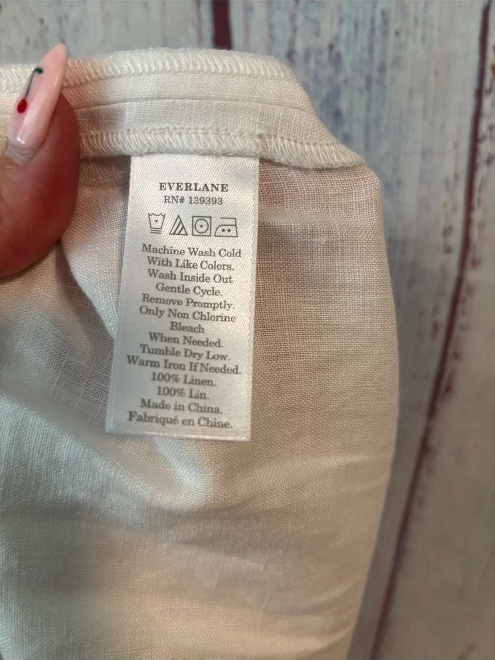 NWT Everlane Linen Straight-Leg Drawstring Pants